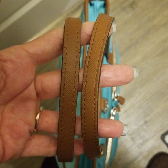 Michael Michael Kors leather trimmed canvas bag - Picture 5 of 8